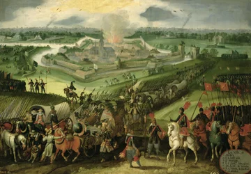 La città di Aerdres (Guerra contro i Paesi Bassi)